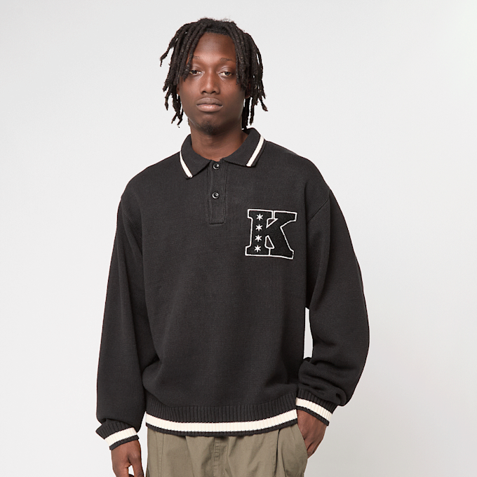 Karl Kani Star K Knit Poloshirt schwarz 61443 1