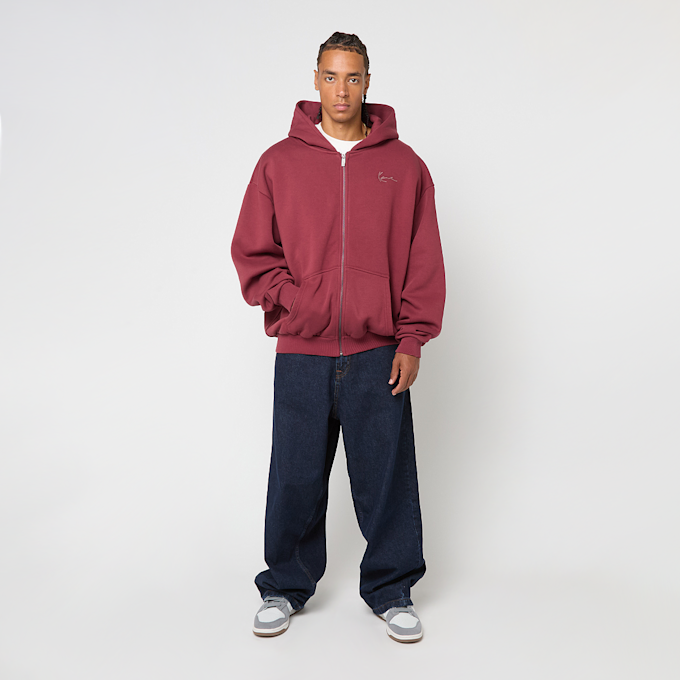 Karl Kani Western Os Zip Hoodie rojo 61449 5
