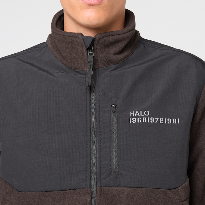 HALO Blocked Zip Fleece brązowy 84448 3