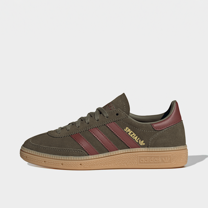 adidas Originals Handball Spezial J focus olive/cream white/fox brown brązowy 84470 1