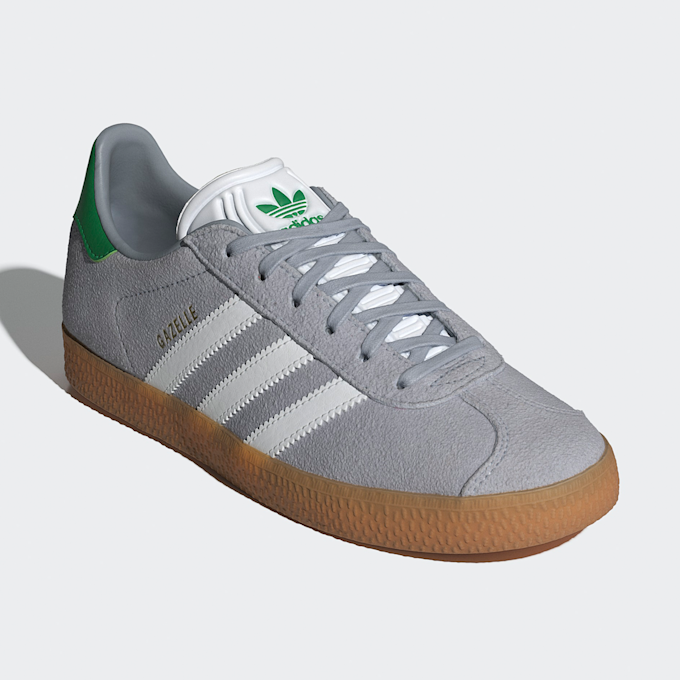 adidas Originals Gazelle J halo silver/ftwr white/green grau 84471 3