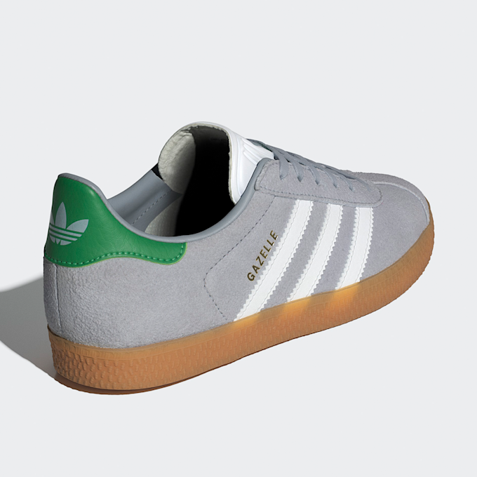 adidas Originals Gazelle J halo silver/ftwr white/green grau 84471 4