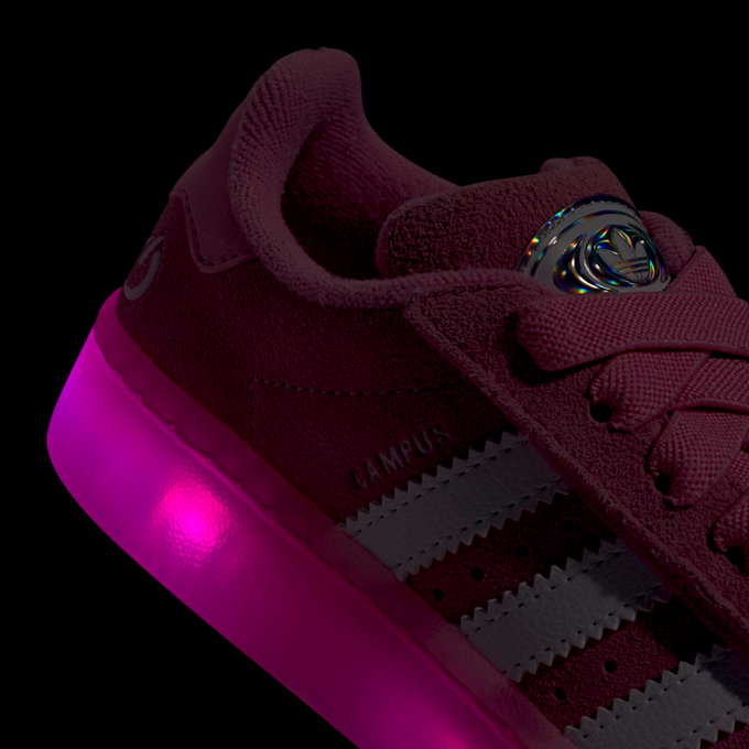 adidas Originals Campus 00s LED Lights Comfort Closure Elastic Lace (PS) rosa 84554 9