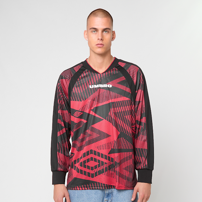 Umbro Printed Long Sleeve Jersey rosso 84486 1