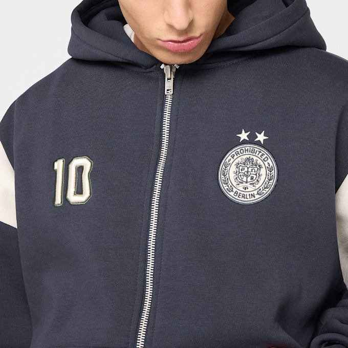 Prohibited Cup Zip-Hoodie azul 84601 3