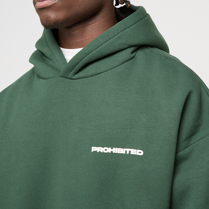 Prohibited Hoodie British Racing Green rosa 84604 3