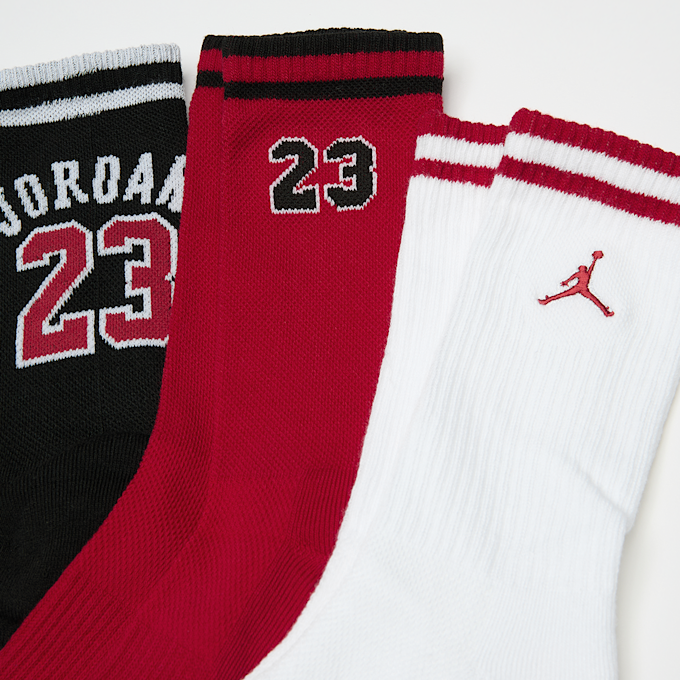 Jordan 3 PACK - JORDAN VARSITY JERSEY  CREW black multicolorido 91175 2