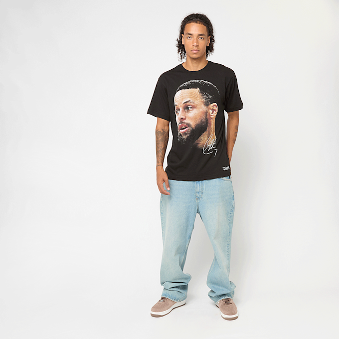 Mitchell & Ness NBPA Real Big Face Tee Stephan Curry schwarz 91308 5