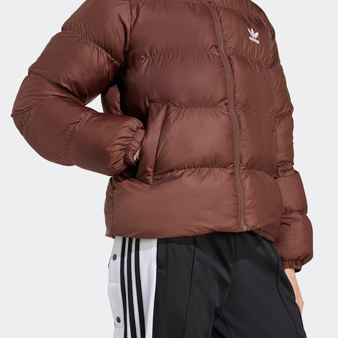 adidas Originals Short Puffer Jacket brązowy 91313 4