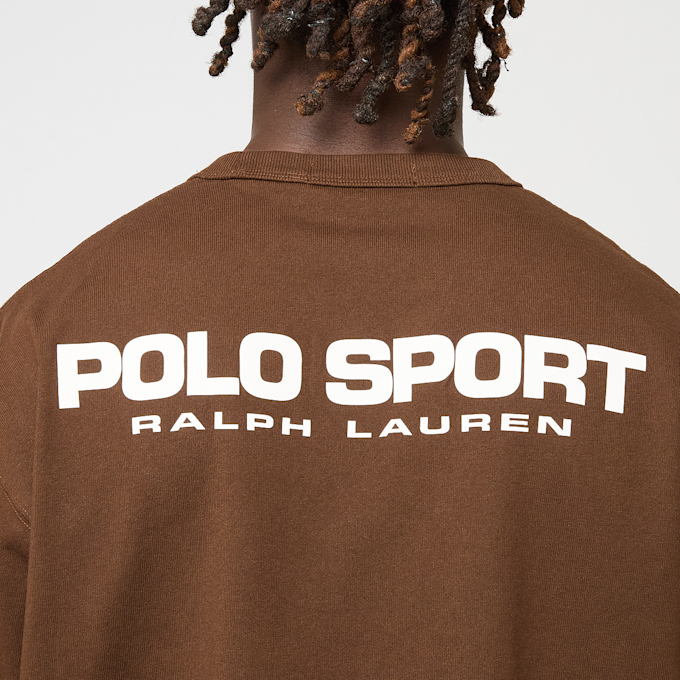 Polo Ralph Lauren SSCNCLSM1-SHORT SLEEVE-T-SHIRT f24 white denim bear brązowy 91341 4