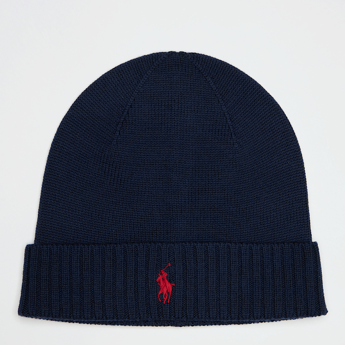 Polo Ralph Lauren Fold-Over Cold Weather Hat niebieski 91553 1