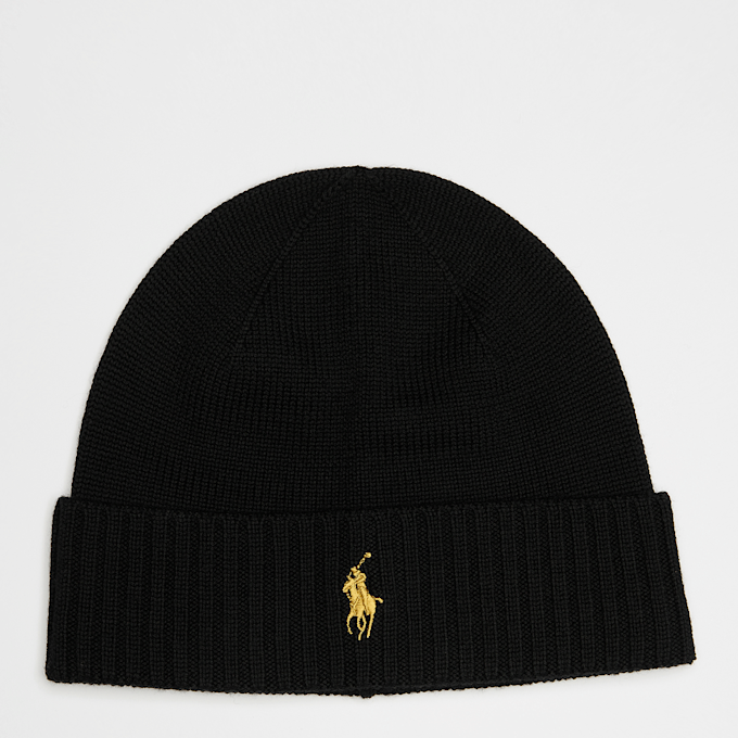 Polo Ralph Lauren Fold-Over Cold Weather Hat noir 91588 1