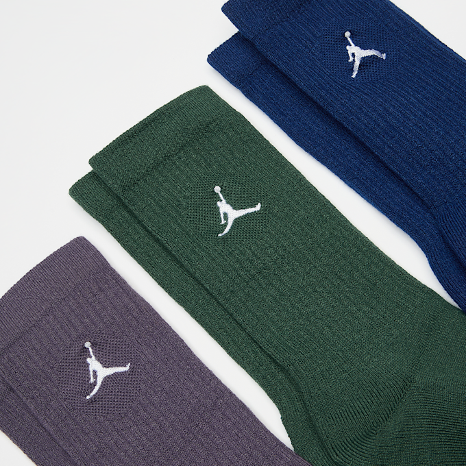 Jordan 3 PACK - Everyday Crew Socks multicolore 91671 2