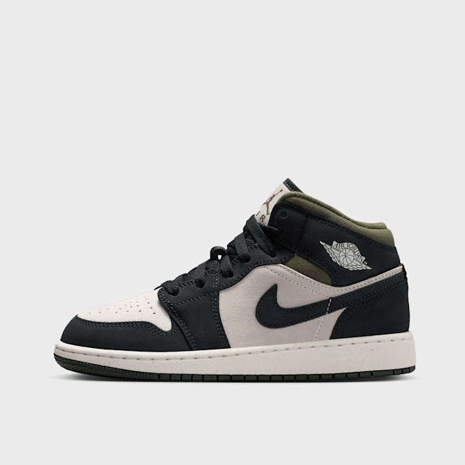 Jordan Air Jordan 1 Mid SE lt orewood brn/off noir/medium olive weiß 91872 1