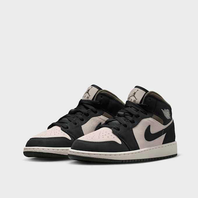 Jordan Air Jordan 1 Mid SE lt orewood brn/off noir/medium olive blanc 91872 4
