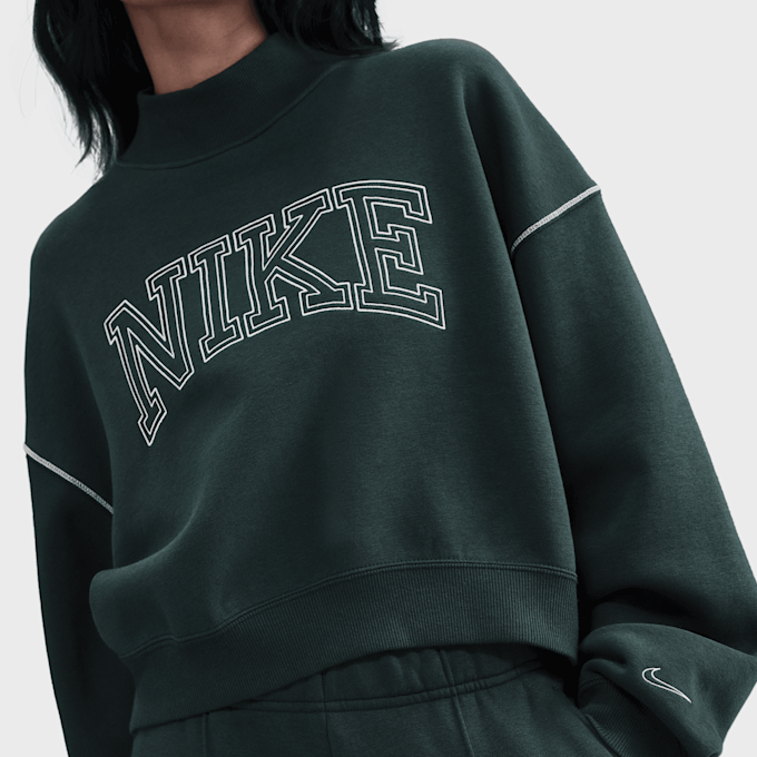 Nike Sportswear Phoenix Fleece Mock-Neck Sweatshirt vert 91787 3