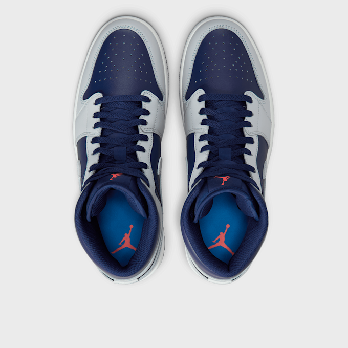 Jordan Air Jordan 1 Mid blue void/purple platinum-summit white weiß 91875 6