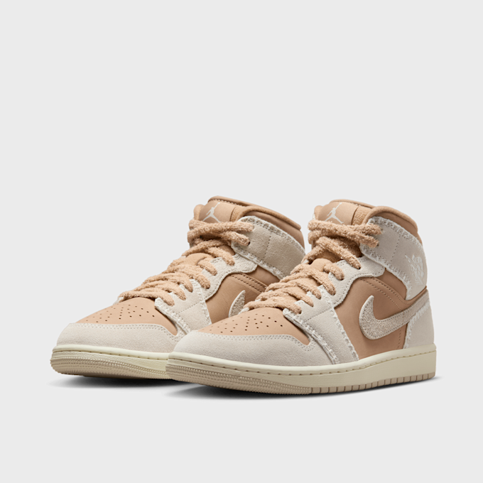 Jordan Air Jordan 1 Mid Se hemp/lt orewood brn sail blanc 91856 3