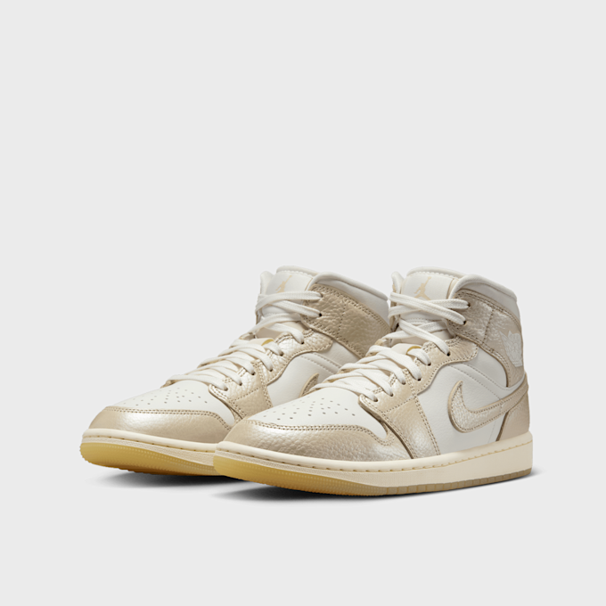 Jordan Air Jordan 1 Mid Se V2 sail/team gold pale ivory biały 91857 3
