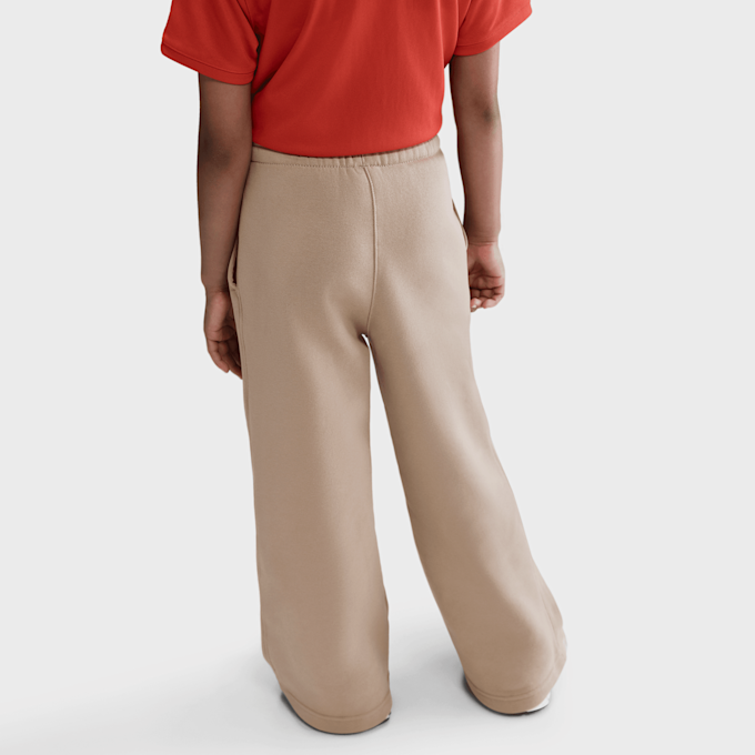 Nike Sportswear Club Fleece Wide-Leg Pants beige 91812 2