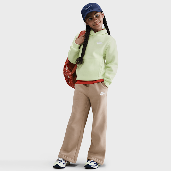 Nike Sportswear Club Fleece Wide-Leg Pants beige 91812 4