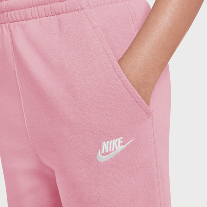 Nike Sportswear Club Fleece Wide-Leg Pants różowy 91811 3