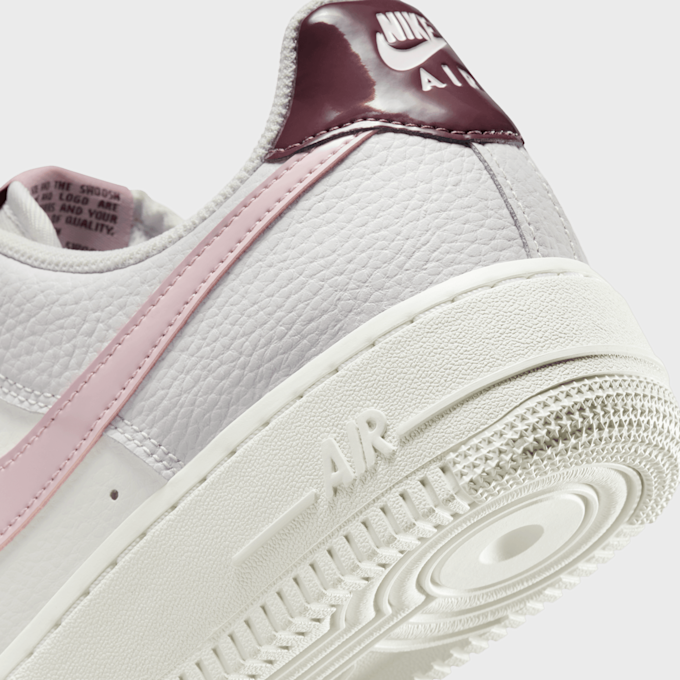 Nike Air Force 1 '07 summit white/plum chalk vast grey marrón 91751 7
