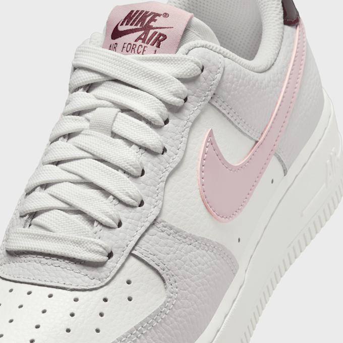 Nike Air Force 1 '07 summit white/plum chalk vast grey marrón 91751 8