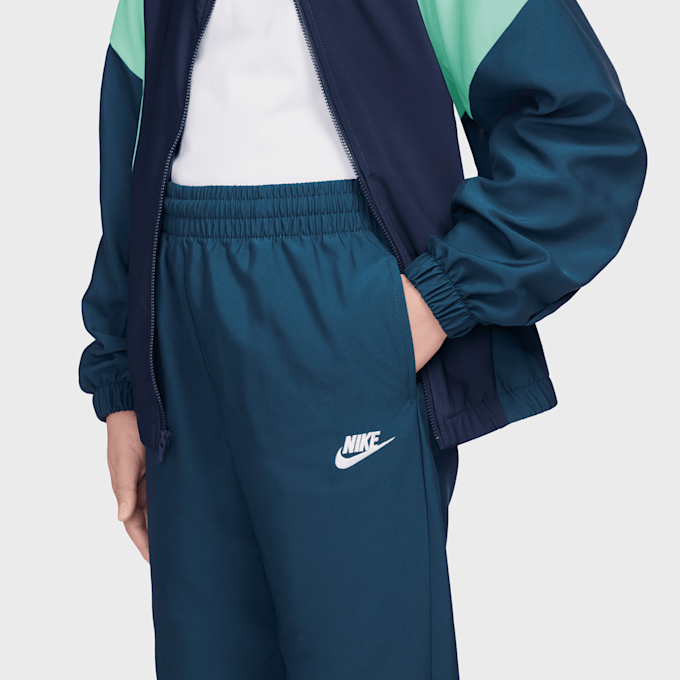 Nike Sportswear Woven Tracksuit blauw 92034 4
