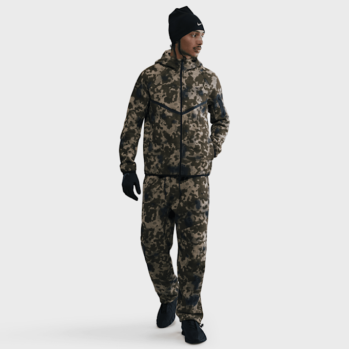 Nike Tech Full-Zip Fleece Camo Windrunner Jacket camo 92152 5
