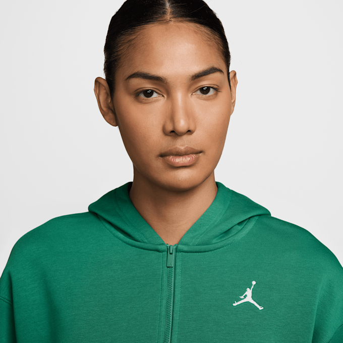 Jordan Brooklyn Fleece Full-Zip Hoodie groen 92207 3
