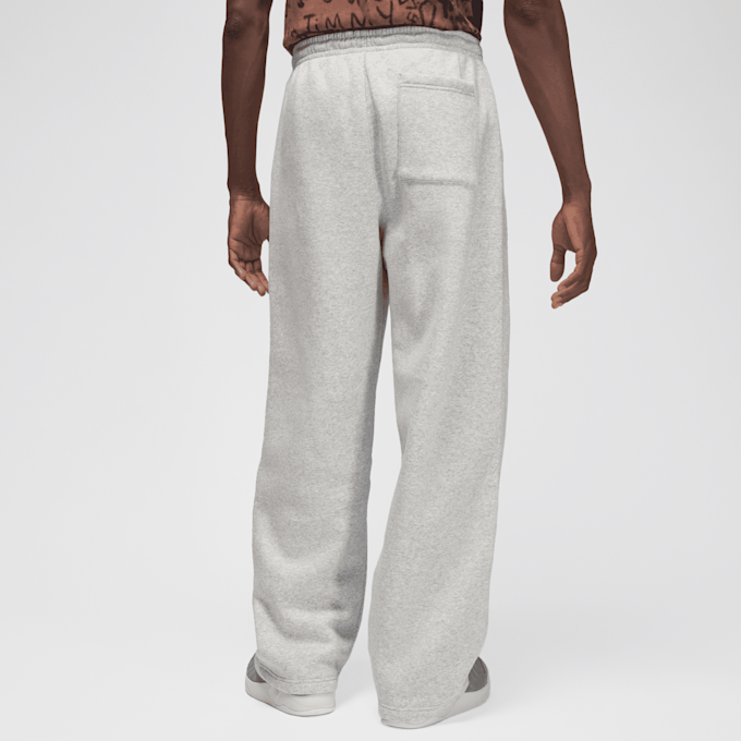 Jordan Brooklyn Fleece Oversized Open-Hem Pants grijs 92244 2