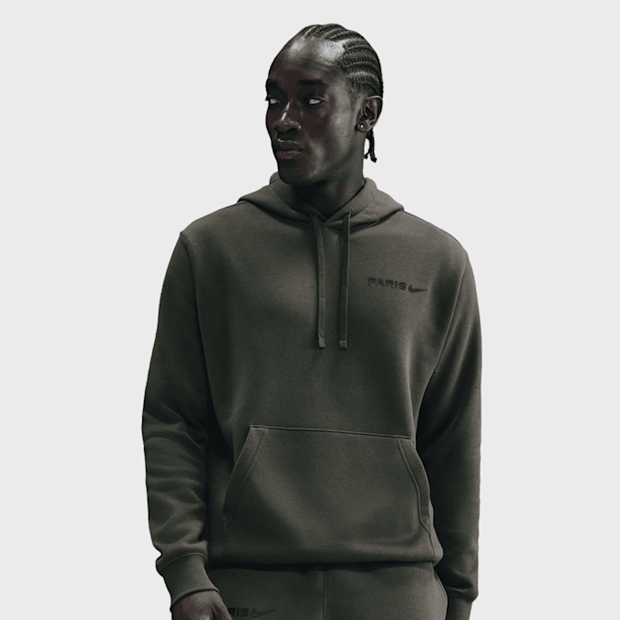Nike Paris Saint-Germain Club Fleece Hoodie groen 92222 1