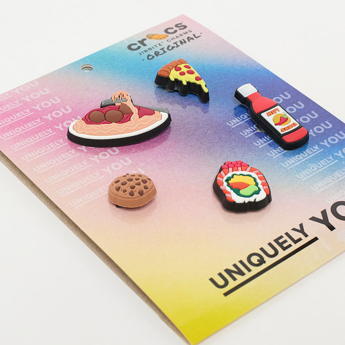Crocs Jibbitz Food Please 5 Pack višebojno 92310 2