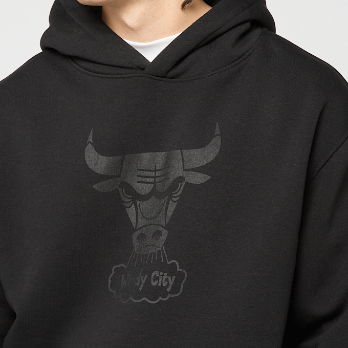 Mitchell & Ness Tonal Logo Hoodie Chicago Bulls preto 92292 3
