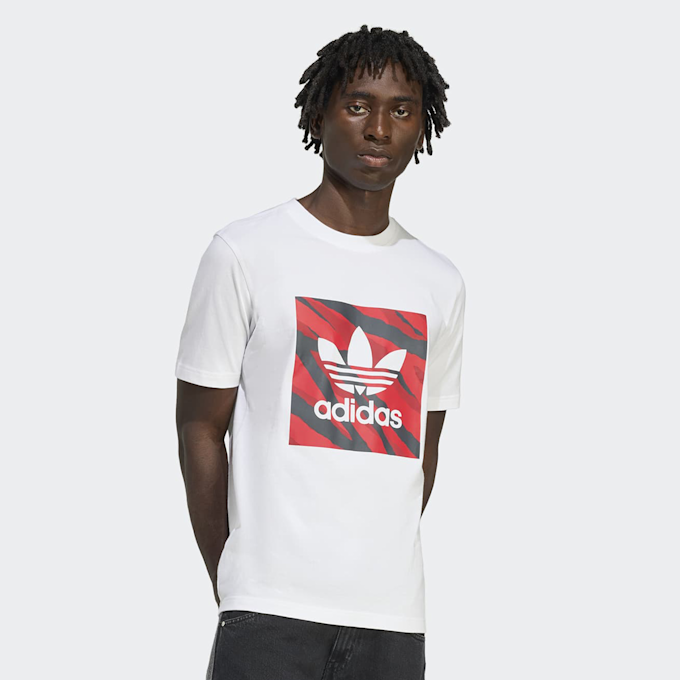 adidas Originals Camo Cube Tee bianco 92370 1