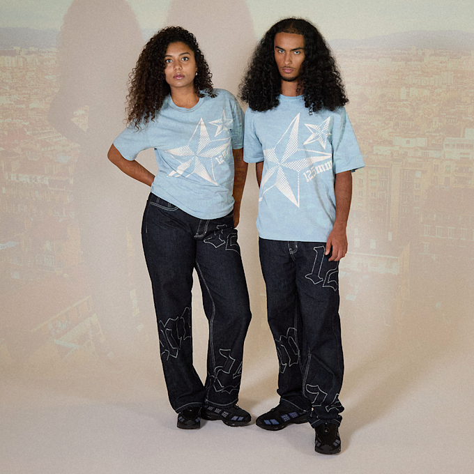 SNIPES UV-Reactive Regular T-Shirt 125mm x SNIPES azul 92761 7