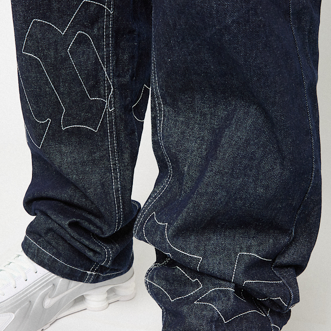 SNIPES Straight Leg Raw Denim 125mm x SNIPES blauw 92770 7