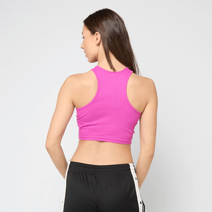 Urban Classics Ladies Cropped Rib Top violeta 92776 2