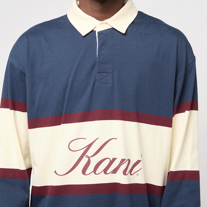 Karl Kani Kani Stripe Rugby Shirt blauw 92864 3
