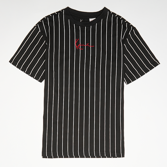 Karl Kani Small Signature Essential Pinstripe Tee Junior czarny 92877 1