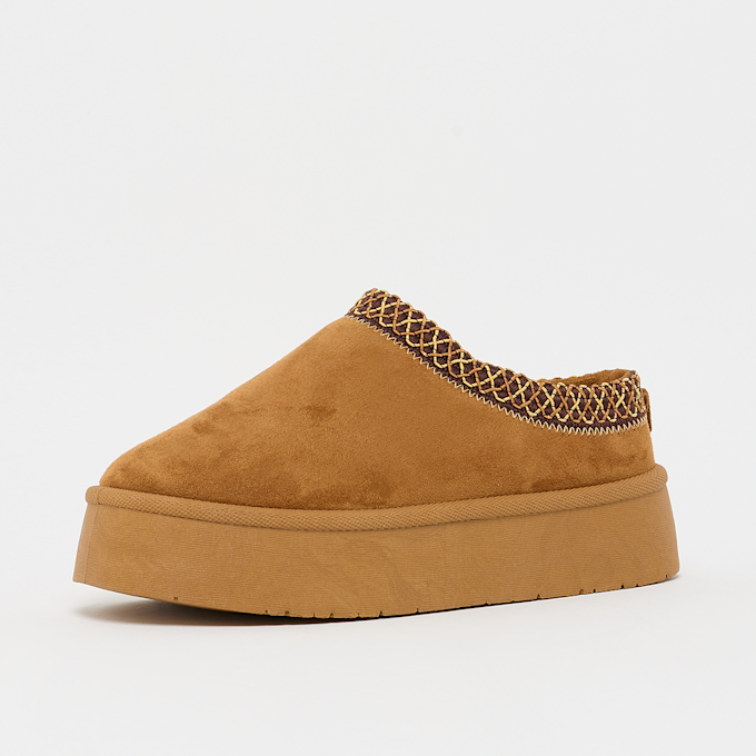 Decibel Liorah Plateau Leather Slide tan beige 92886 2