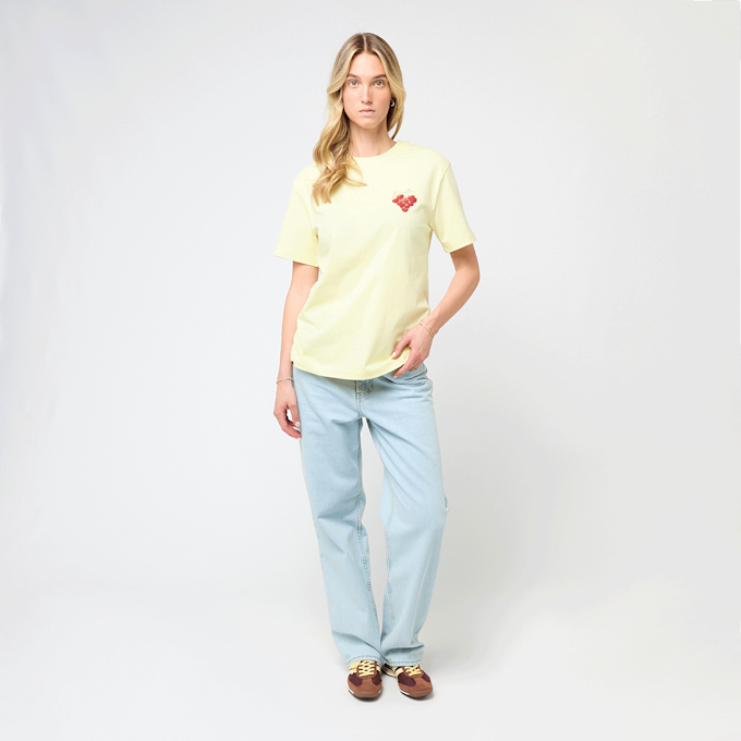 Miss Tee Cherrie Lovers Tee jaune 93039 4