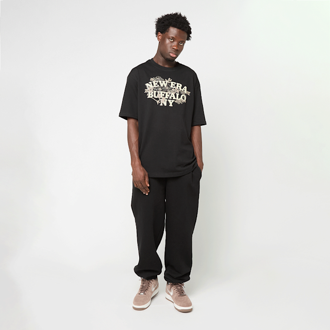 New Era Floral Oversized Tee negro 93054 5