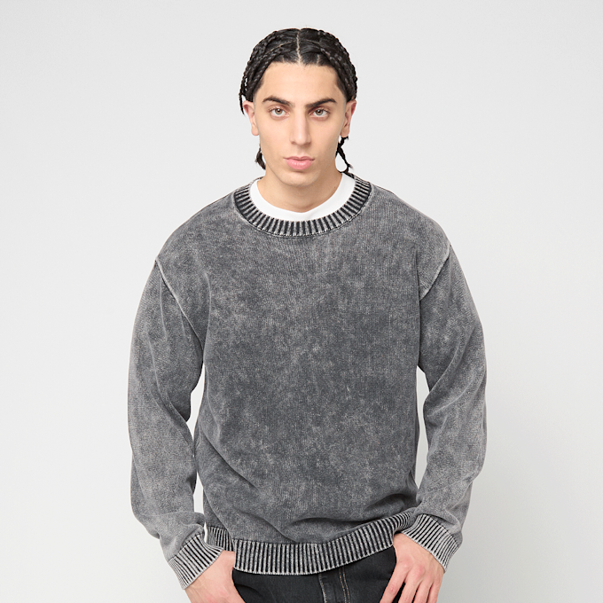 Decibel Washed Knit Sweater siva 96217 1