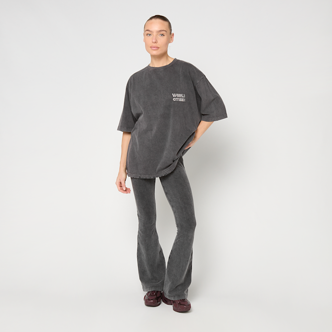 Felicious Vinatge Oversize T-Shirt Rhinestones grijs 93139 5