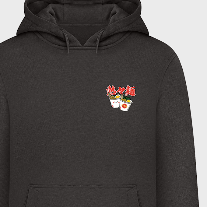 Mister Tee Love Ramen Noodles Hoody zwart 93448 3