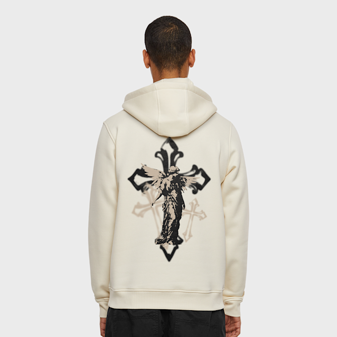 Mister Tee Holy Cross Hoody beige 93457 2