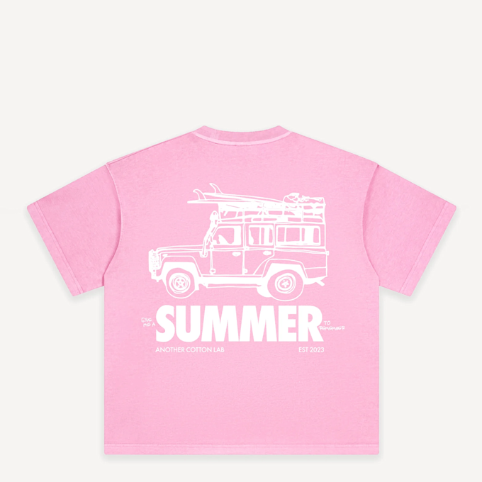 Another Cotton Lab Summer Oversized T-Shirt rosa 93988 1