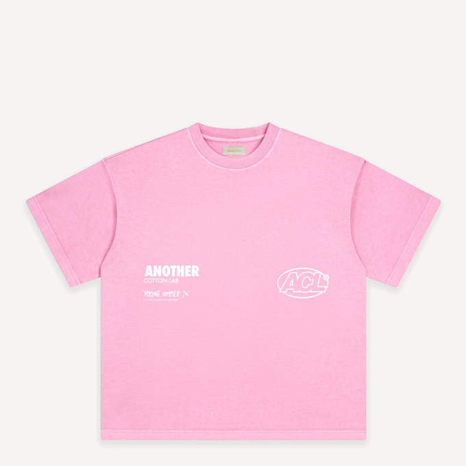 Another Cotton Lab Summer Oversized T-Shirt różowy 93988 2